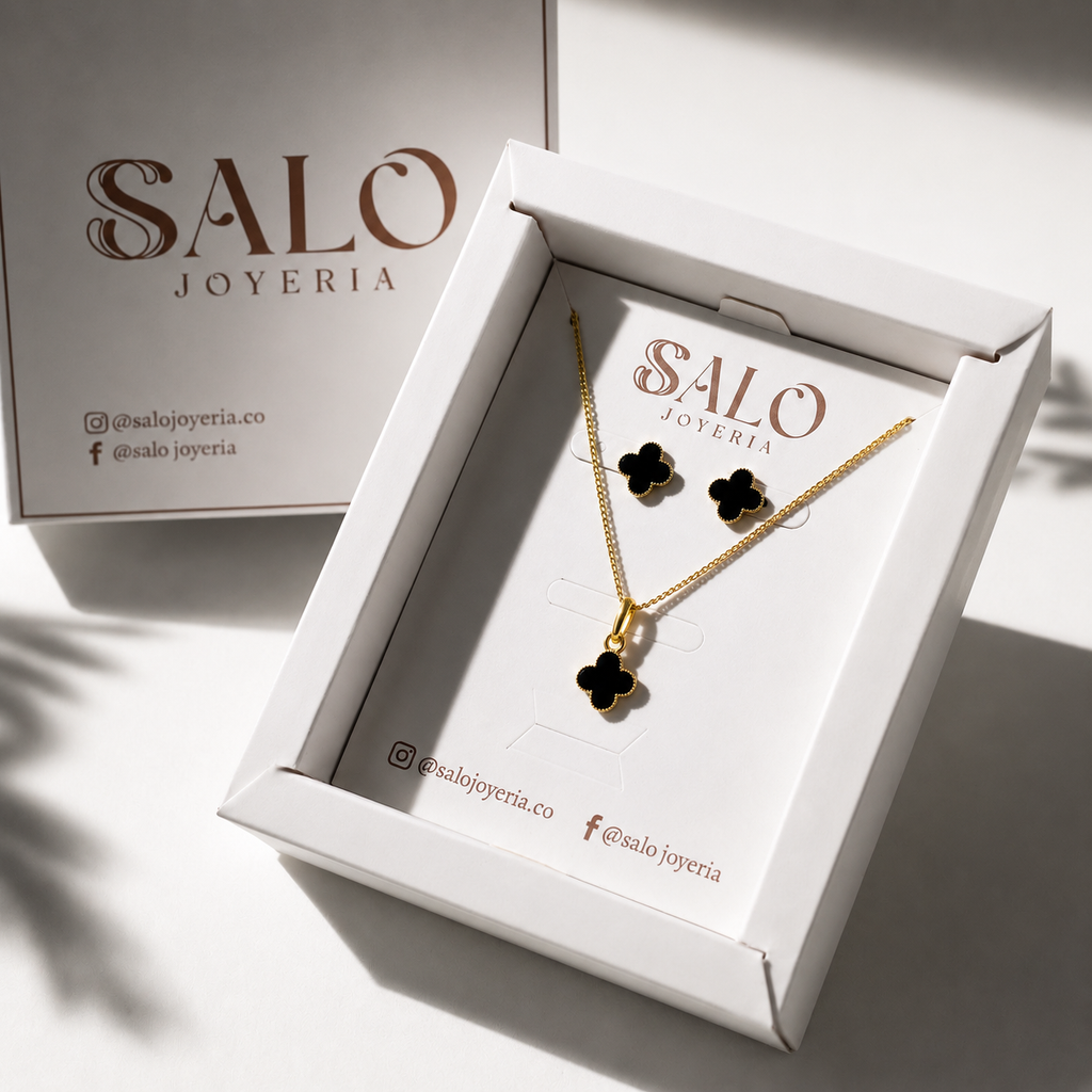 Conjunto Trebol Noir